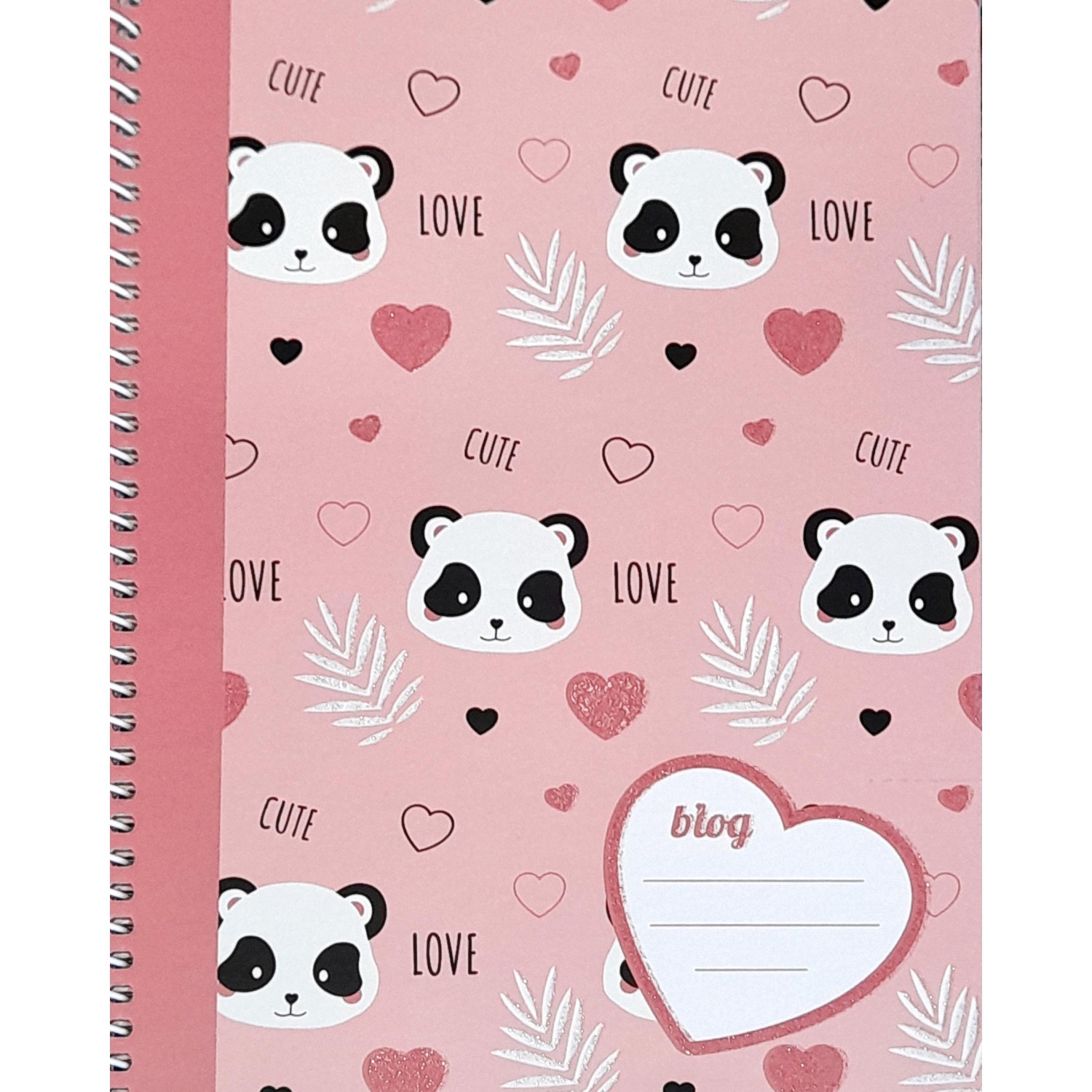B'Log Panda Τετράδιο Σπιράλ 17x25 1 Θέμα 80 Φύλλων (117134) B'Log Panda Τετράδιο Σπιράλ 17x25 1 Θέμα 80 Φύλλων (117134)