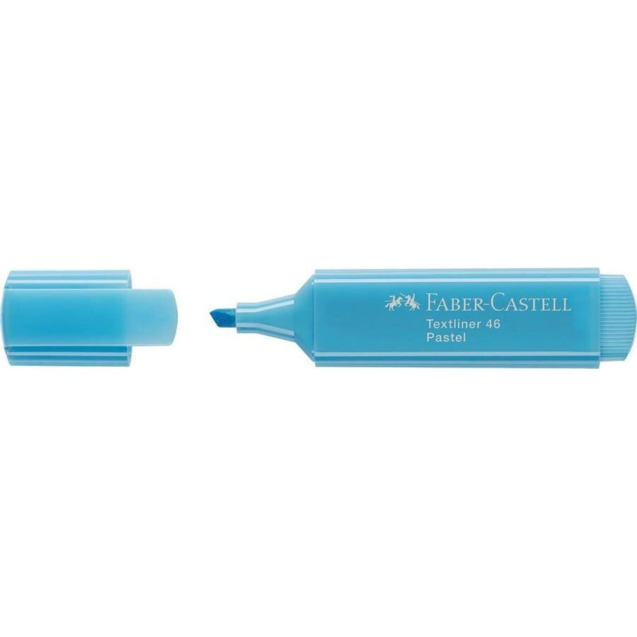 Faber-Castell Textliner 46 Μαρκαδόρος Υπογράμμισης Παστελ Σιελ 5mm Faber-Castell Textliner 46 Μαρκαδόρος Υπογράμμισης Παστελ Σιελ 5mm