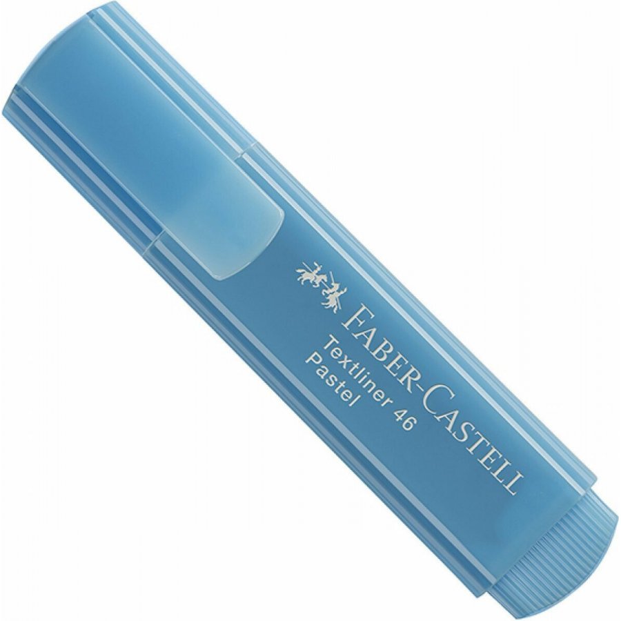 Faber-Castell Textliner 46 Μαρκαδόρος Υπογράμμισης Παστελ Σιελ 5mm Faber-Castell Textliner 46 Μαρκαδόρος Υπογράμμισης Παστελ Σιελ 5mm