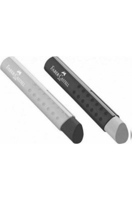 Faber-Castell Γόμα για Μολύβι Grip Tri Λευκό Μαύρο (182336)