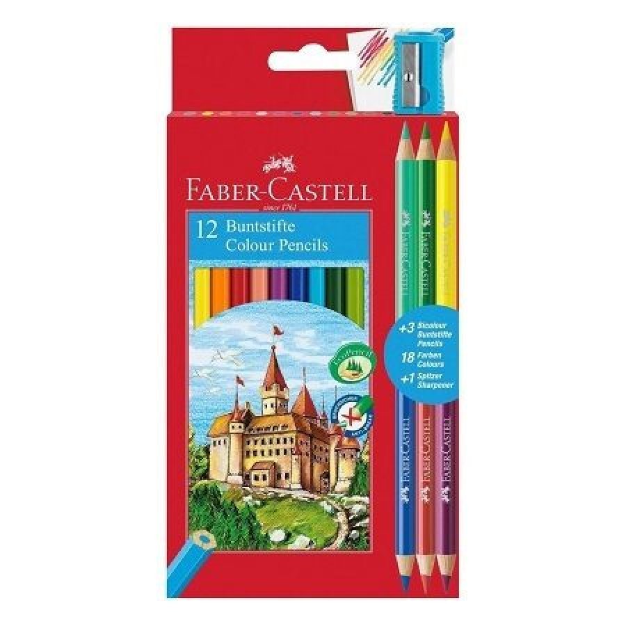 Faber-Castell Σετ Ξυλομπογιές 12τμχ (110312) Faber-Castell Σετ Ξυλομπογιές 12τμχ (110312)