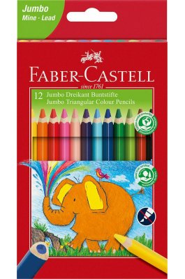 Faber-Castell Jumbo 12τμχ Faber-Castell Jumbo 12τμχ