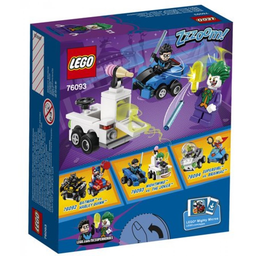 Lego Super Heroes Marvel Mighty Micros Νάιτγουινγκ Εναντίον Τζόκερ (76093) Lego Super Heroes Marvel Mighty Micros Νάιτγουινγκ Εναντίον Τζόκερ (76093)