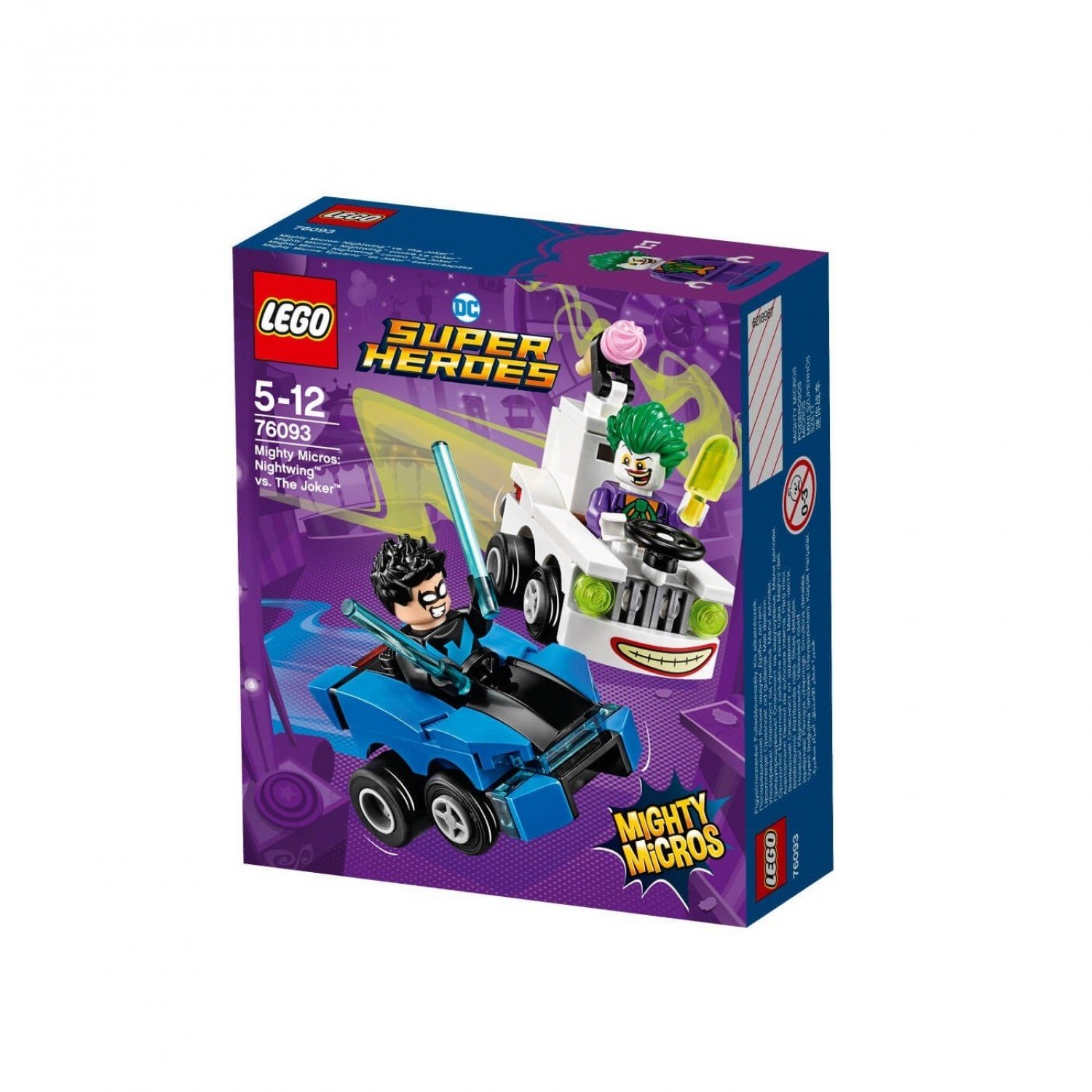 Lego Super Heroes Marvel Mighty Micros Νάιτγουινγκ Εναντίον Τζόκερ (76093)