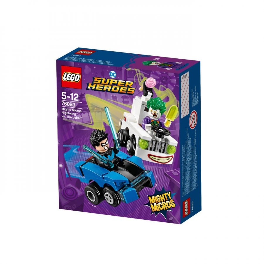 Lego Super Heroes Marvel Mighty Micros Νάιτγουινγκ Εναντίον Τζόκερ (76093) Lego Super Heroes Marvel Mighty Micros Νάιτγουινγκ Εναντίον Τζόκερ (76093)