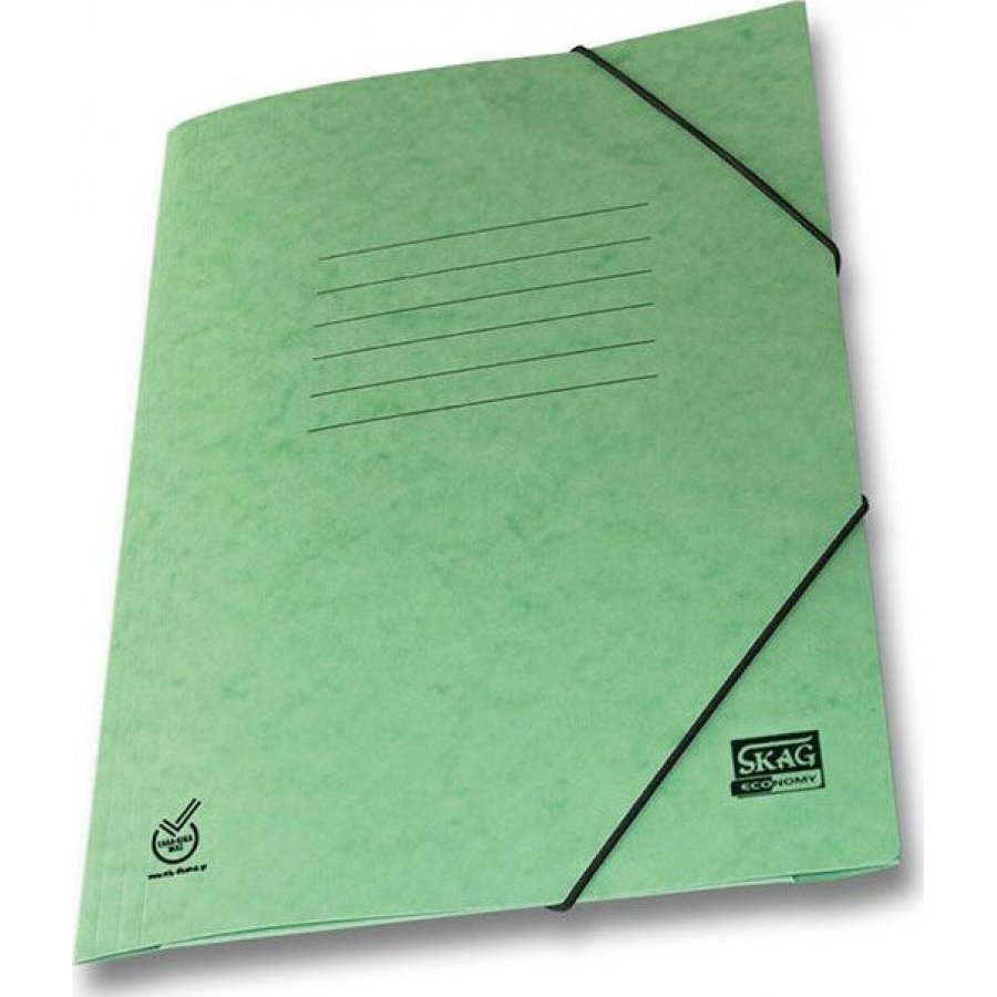 Skag Ντοσιέ Πρεσπάν με Λάστιχο 25 x 35cm Λαχανί Skag Ντοσιέ Πρεσπάν με Λάστιχο 25 x 35cm Λαχανί