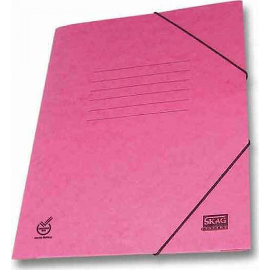 Skag Ντοσιέ Πρεσπάν με Λάστιχο 25 x 35cm Φούξια Skag Ντοσιέ Πρεσπάν με Λάστιχο 25 x 35cm Φούξια