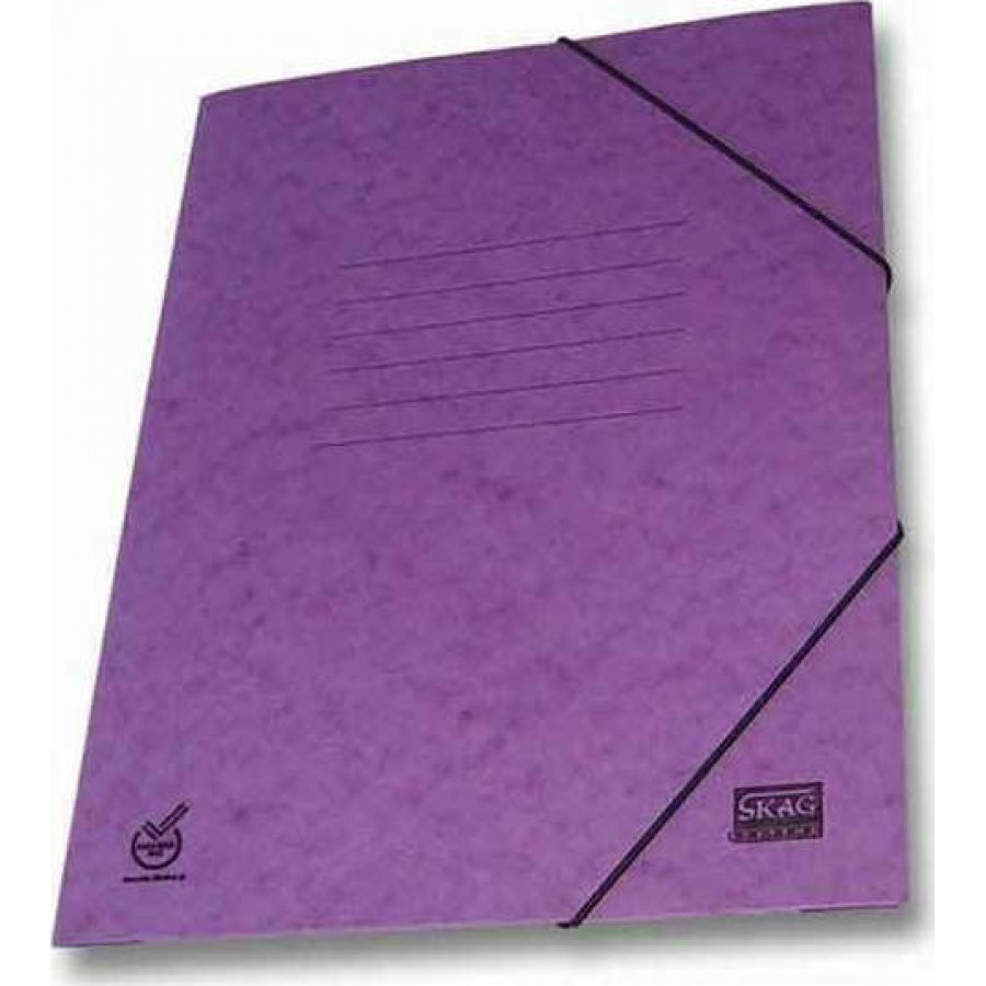 Skag Ντοσιέ Πρεσπάν με Λάστιχο 25 x 35cm Μωβ Skag Ντοσιέ Πρεσπάν με Λάστιχο 25 x 35cm Μωβ