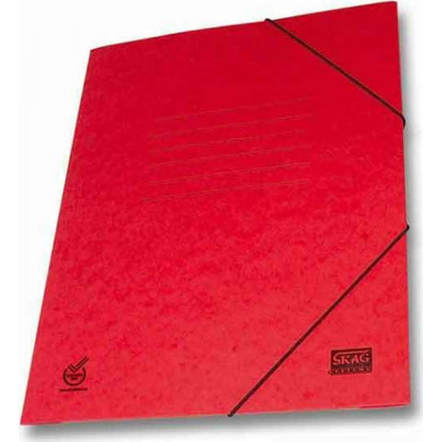 Skag Ντοσιέ Πρεσπάν με Λάστιχο 25 x 35cm Κόκκινο Skag Ντοσιέ Πρεσπάν με Λάστιχο 25 x 35cm Κόκκινο
