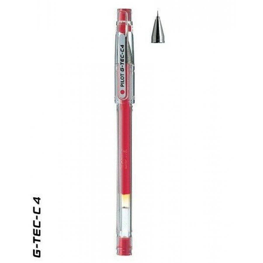 Pilot Στυλό Gel 0.4mm με Κόκκινο Mελάνι G-Tec-C4 (BLGC4R) Pilot Στυλό Gel 0.4mm με Κόκκινο Mελάνι G-Tec-C4 (BLGC4R)