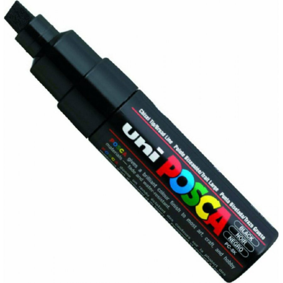 Uni-Ball Posca Ανεξίτηλος Μαρκαδόρος 8mm Μαύρος (PC8K) Uni-Ball Posca Ανεξίτηλος Μαρκαδόρος 8mm Μαύρος (PC8K)