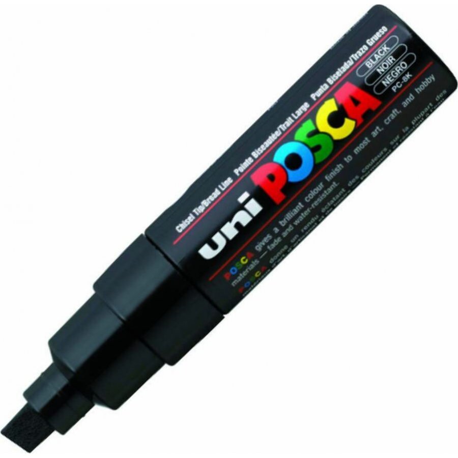 Uni-Ball Posca Ανεξίτηλος Μαρκαδόρος 8mm Μαύρος (PC8K) Uni-Ball Posca Ανεξίτηλος Μαρκαδόρος 8mm Μαύρος (PC8K)
