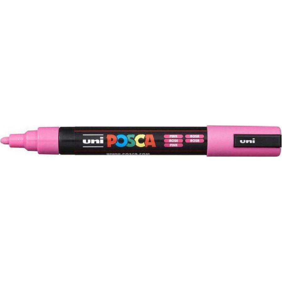 Uni-Ball Posca Ανεξίτηλος Μαρκαδόρος 1.8-2.5mm Ροζ (PC5M) Uni-Ball Posca Ανεξίτηλος Μαρκαδόρος 1.8-2.5mm Ροζ (PC5M)