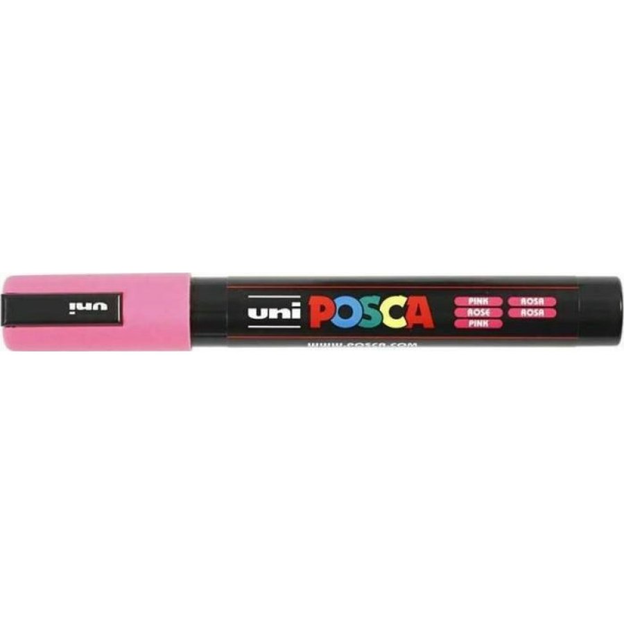 Uni-Ball Posca Ανεξίτηλος Μαρκαδόρος 1.8-2.5mm Ροζ (PC5M) Uni-Ball Posca Ανεξίτηλος Μαρκαδόρος 1.8-2.5mm Ροζ (PC5M)