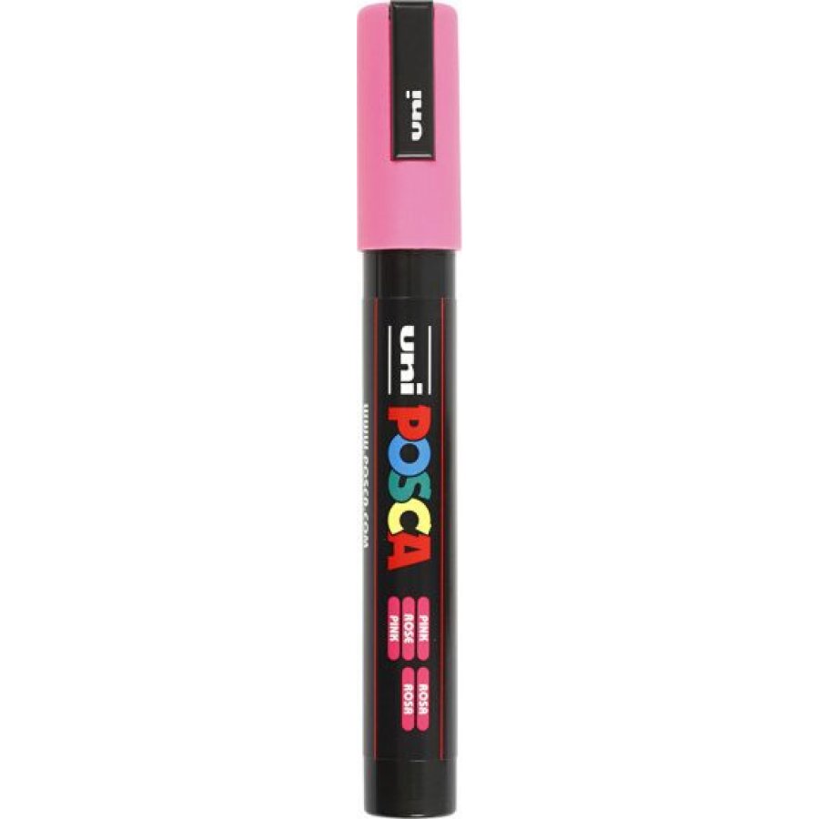 Uni-Ball Posca Ανεξίτηλος Μαρκαδόρος 1.8-2.5mm Ροζ (PC5M) Uni-Ball Posca Ανεξίτηλος Μαρκαδόρος 1.8-2.5mm Ροζ (PC5M)