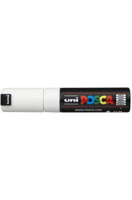 Uni-Ball Posca Ανεξίτηλος Μαρκαδόρος 8mm Λευκός (PC8K) Uni-Ball Posca Ανεξίτηλος Μαρκαδόρος 8mm Λευκός (PC8K)