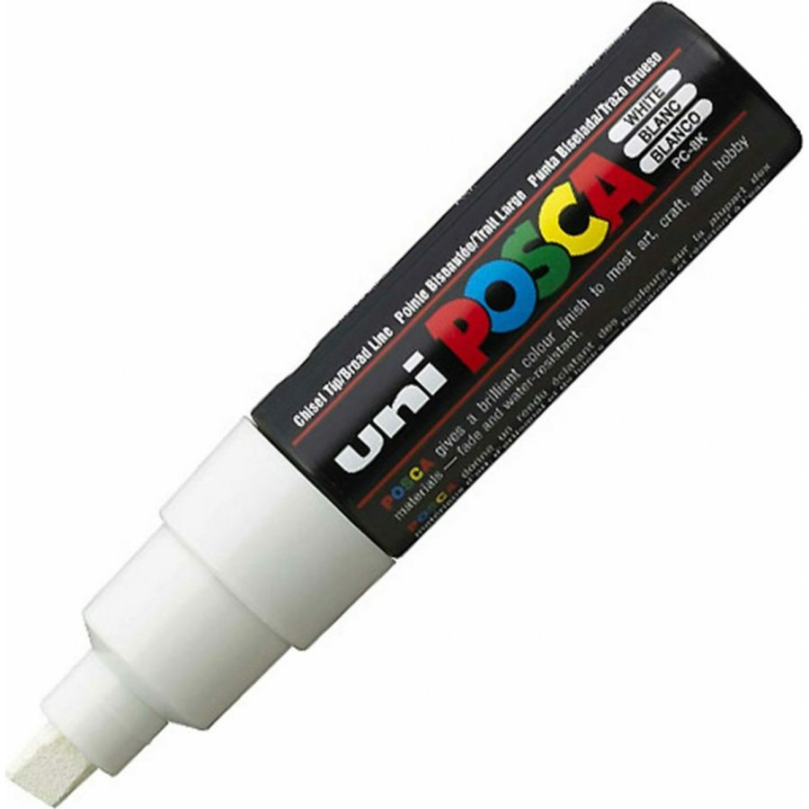 Uni-Ball Posca Ανεξίτηλος Μαρκαδόρος 8mm Λευκός (PC8K) Uni-Ball Posca Ανεξίτηλος Μαρκαδόρος 8mm Λευκός (PC8K)