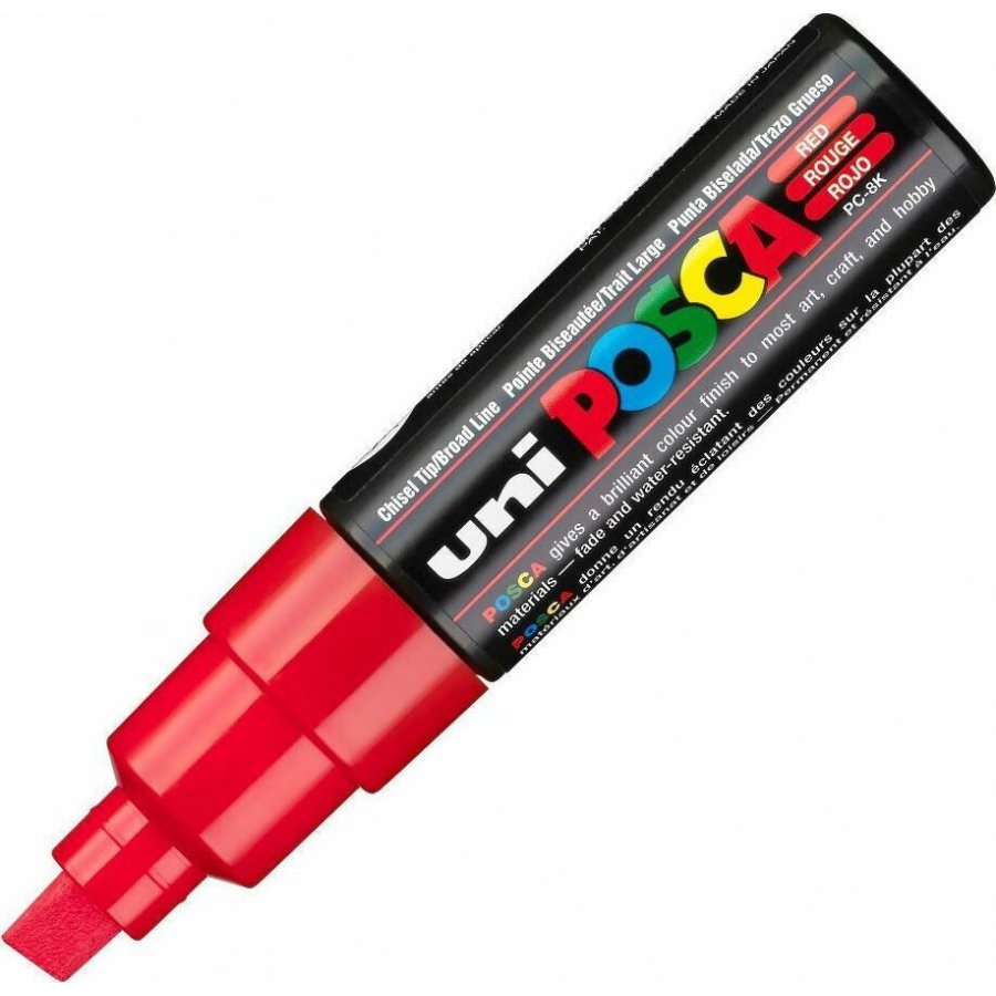 Uni-Ball Posca Ανεξίτηλος Μαρκαδόρος 8mm Κόκκινος (PC8K) Uni-Ball Posca Ανεξίτηλος Μαρκαδόρος 8mm Κόκκινος (PC8K)