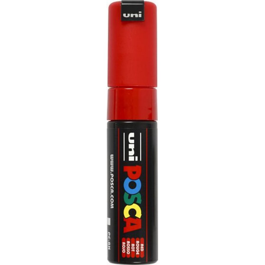 Uni-Ball Posca Ανεξίτηλος Μαρκαδόρος 8mm Κόκκινος (PC8K) Uni-Ball Posca Ανεξίτηλος Μαρκαδόρος 8mm Κόκκινος (PC8K)