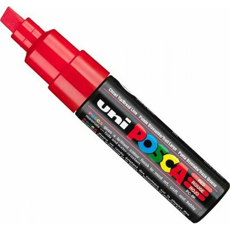 Uni-Ball Posca Ανεξίτηλος Μαρκαδόρος 8mm Κόκκινος (PC8K) Uni-Ball Posca Ανεξίτηλος Μαρκαδόρος 8mm Κόκκινος (PC8K)