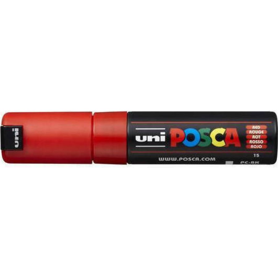 Uni-Ball Posca Ανεξίτηλος Μαρκαδόρος 8mm Κόκκινος (PC8K) Uni-Ball Posca Ανεξίτηλος Μαρκαδόρος 8mm Κόκκινος (PC8K)