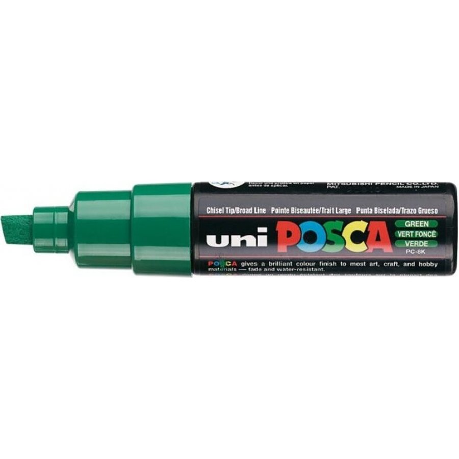 Uni-Ball Posca Ανεξίτηλος Μαρκαδόρος 8mm Πράσινος (PC8K) Uni-Ball Posca Ανεξίτηλος Μαρκαδόρος 8mm Πράσινος (PC8K)