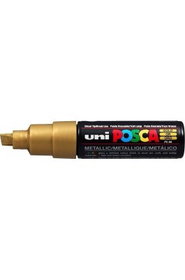 Uni-Ball Posca Ανεξίτηλος Μαρκαδόρος 8mm Χρυσός (PC8K) Uni-Ball Posca Ανεξίτηλος Μαρκαδόρος 8mm Χρυσός (PC8K)