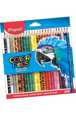 Maped Color'Peps Animals Σετ Ξυλομπογιές 24τμχ (832224) Maped Color'Peps Animals Σετ Ξυλομπογιές 24τμχ (832224)
