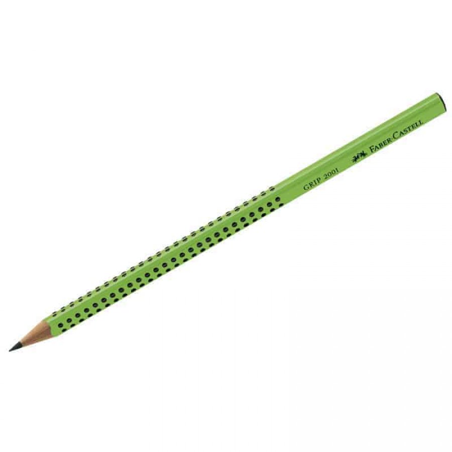 Faber-Castell Grip 2001 Μολύβι B Λαχανί Faber-Castell Grip 2001 Μολύβι B Λαχανί