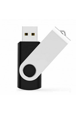 Almond Twister 8GB USB 2.0 Stick Μαύρο (43USB08M)