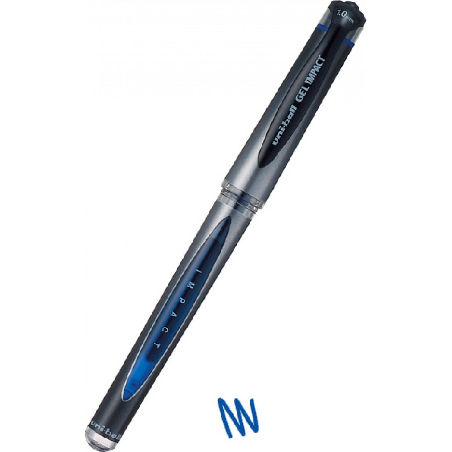 Uni-Ball Στυλό 1.0mm με Μπλε Mελάνι Gel Impact (UM153S)