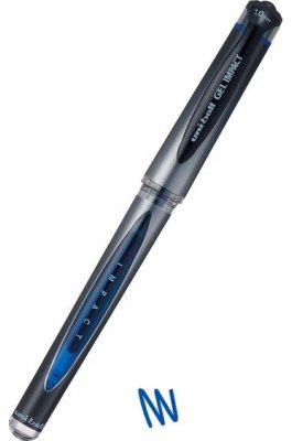 Uni-Ball Στυλό 1.0mm με Μπλε Mελάνι Gel Impact (UM153S)