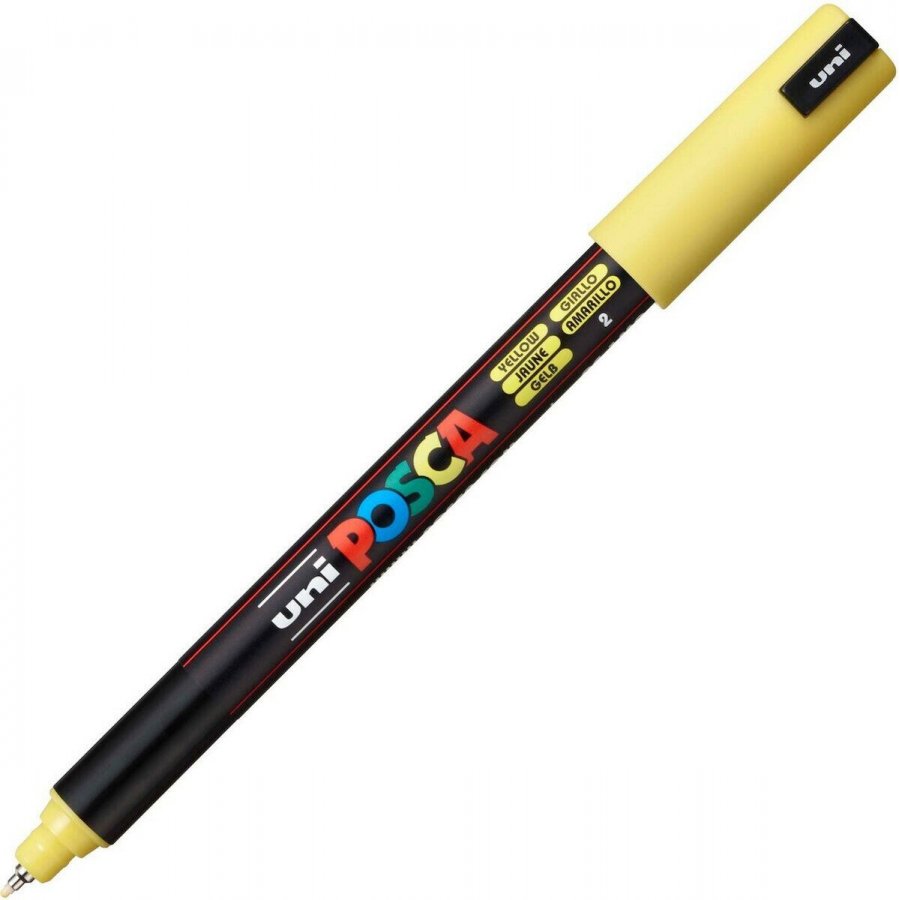 Uni-Ball Posca Μαρκαδόρος Σχεδίου 0.7mm Κίτρινος (PC1MR) Uni-Ball Posca Μαρκαδόρος Σχεδίου 0.7mm Κίτρινος (PC1MR)