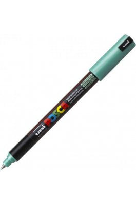 Uni-Ball Posca Μαρκαδόρος Σχεδίου 0.7mm Πράσινο Μετάλλικό (PC1MR)