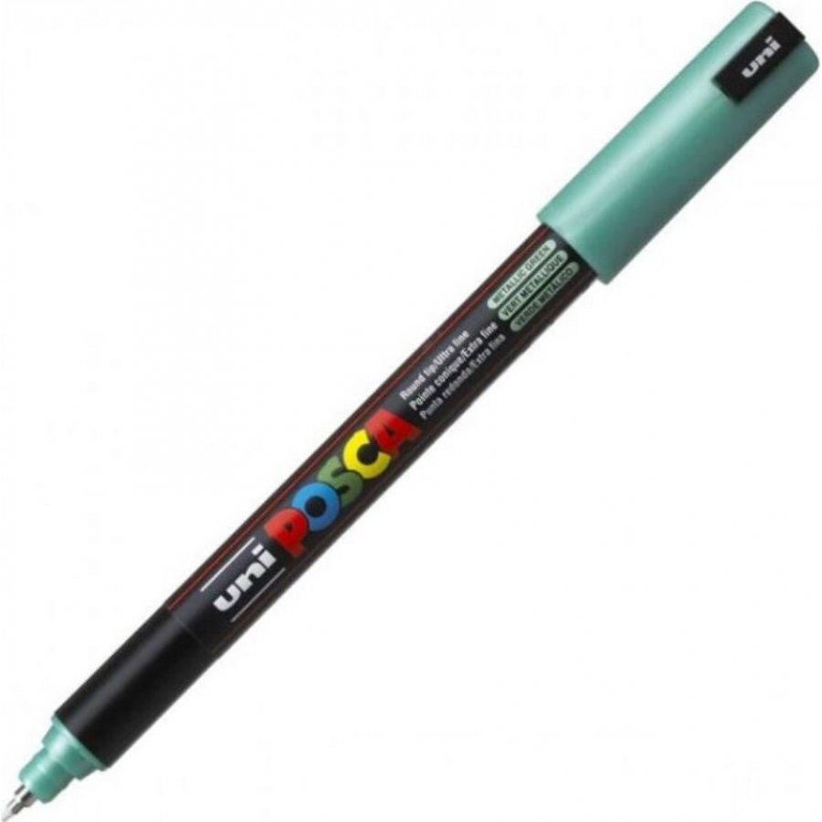 Uni-Ball Posca Μαρκαδόρος Σχεδίου 0.7mm Πράσινο Μετάλλικό (PC1MR) Uni-Ball Posca Μαρκαδόρος Σχεδίου 0.7mm Πράσινο Μετάλλικό (PC1MR)