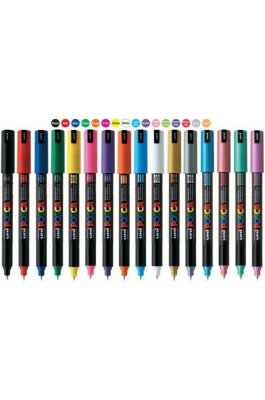 Uni-Ball Posca Μαρκαδόρος Σχεδίου 0.7mm Σιέλ Μεταλλικό (PC1MR) Uni-Ball Posca Μαρκαδόρος Σχεδίου 0.7mm Σιέλ Μεταλλικό (PC1MR)