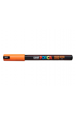 Uni-Ball Posca Μαρκαδόρος Σχεδίου 0.7mm Πορτοκαλί (PC1MR)