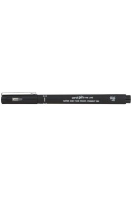 Uni-Ball Pin Line Μαρκαδόρος Σχεδίου 0.3mm Μαύρος (PIN03200)