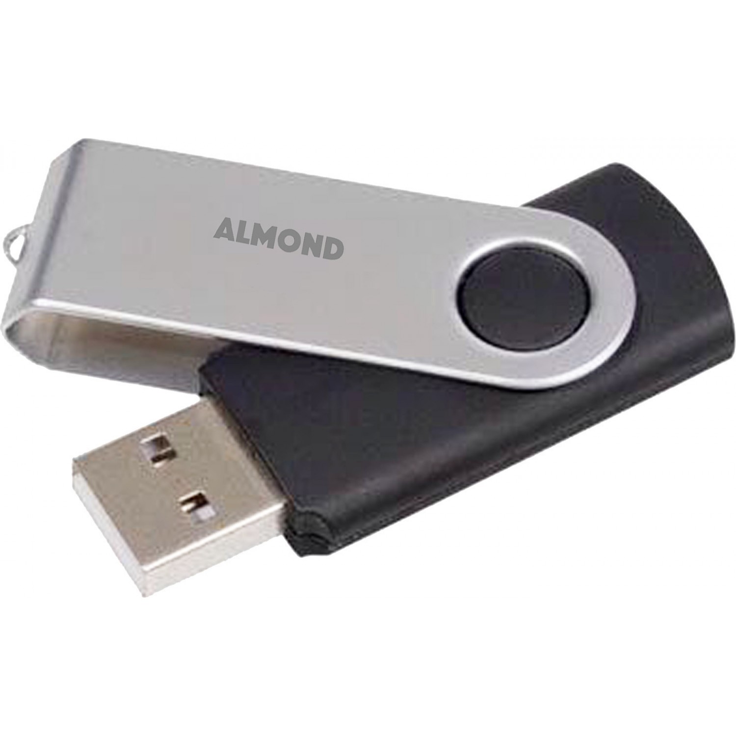 Almond Twister 16GB USB 2.0 Stick Μαύρο (43USB16M)