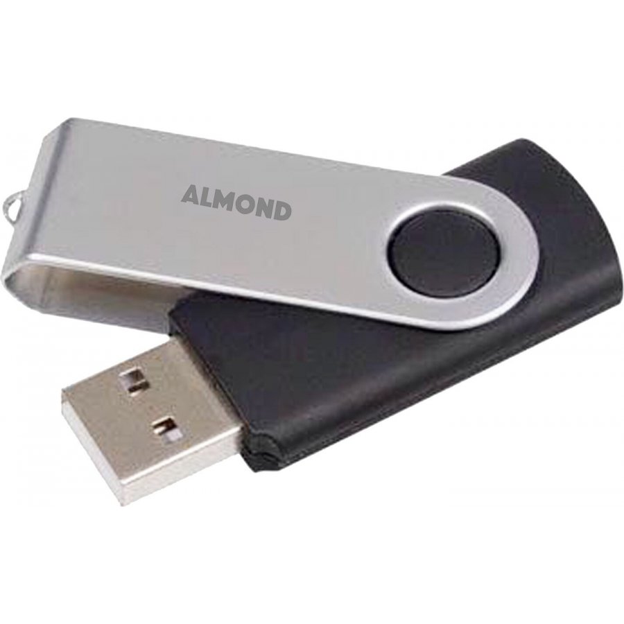 Almond Twister 16GB USB 2.0 Stick Μαύρο (43USB16M) Almond Twister 16GB USB 2.0 Stick Μαύρο (43USB16M)