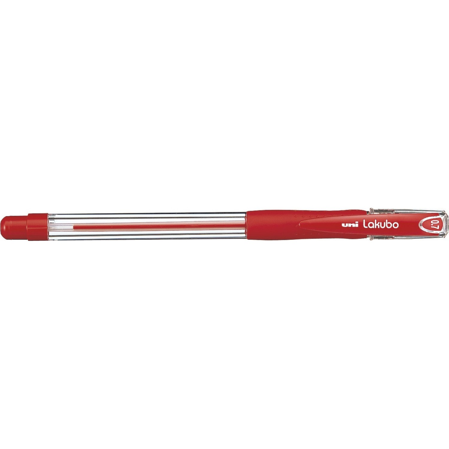 Uni-Ball Στυλό Ballpoint 0.7mm με Κόκκινο Mελάνι Lakubo (SG100)