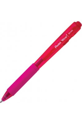 Pentel Στυλό Ballpoint 1.0mm με Ροζ Mελάνι Wow! BK440 Pentel Στυλό Ballpoint 1.0mm με Ροζ Mελάνι Wow! BK440