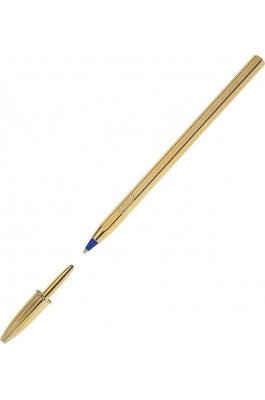 Bic Στυλό Ballpoint 1.0mm με Μπλε Mελάνι Cristal Original Shine Χρυσό Bic Στυλό Ballpoint 1.0mm με Μπλε Mελάνι Cristal Original Shine Χρυσό
