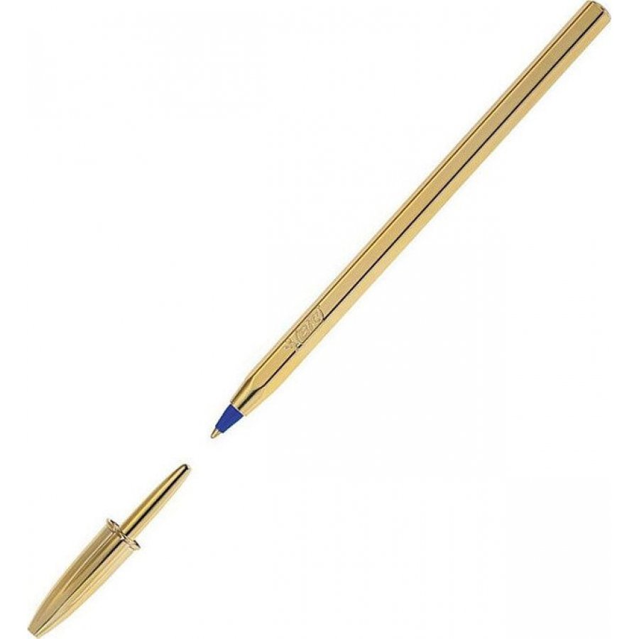 Bic Στυλό Ballpoint 1.0mm με Μπλε Mελάνι Cristal Original Shine Χρυσό Bic Στυλό Ballpoint 1.0mm με Μπλε Mελάνι Cristal Original Shine Χρυσό