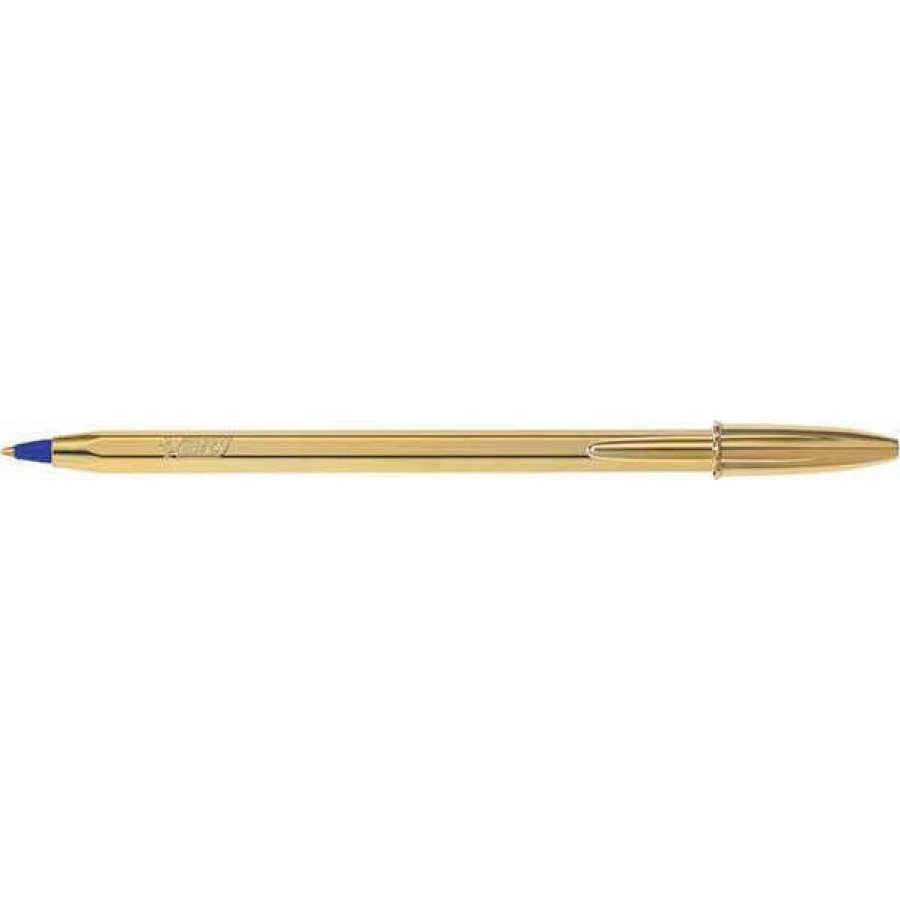 Bic Στυλό Ballpoint 1.0mm με Μπλε Mελάνι Cristal Original Shine Χρυσό Bic Στυλό Ballpoint 1.0mm με Μπλε Mελάνι Cristal Original Shine Χρυσό