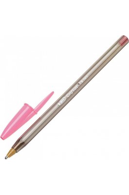 Bic Στυλό Ballpoint 1.6mm με Ροζ Μελάνι Cristal Fun
