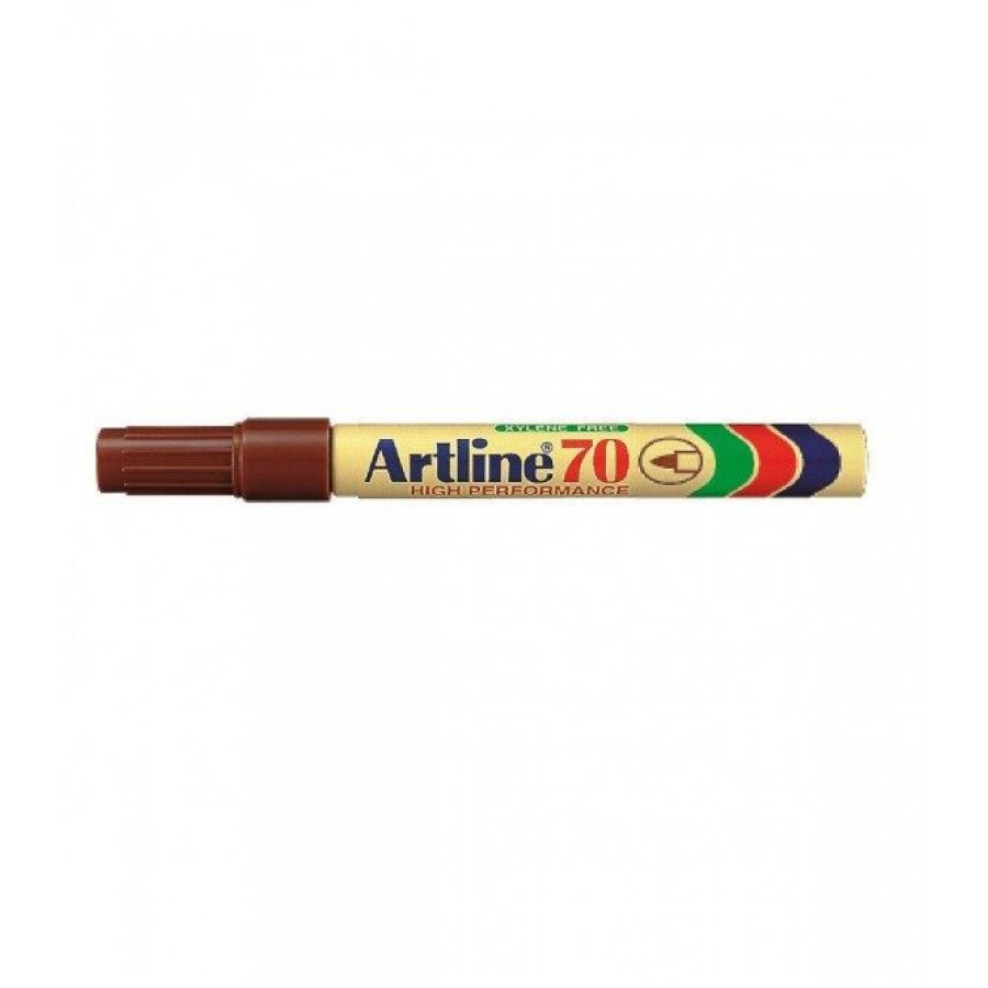 Artline 70 Ανεξίτηλος 1.5mm Καφέ (EK-70) Artline 70 Ανεξίτηλος 1.5mm Καφέ (EK-70)