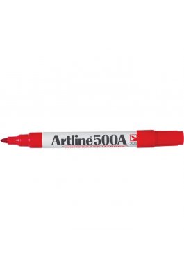 Artline 500A Μαρκαδόρος Πίνακα Κόκκινος 2mm (EK-500A)