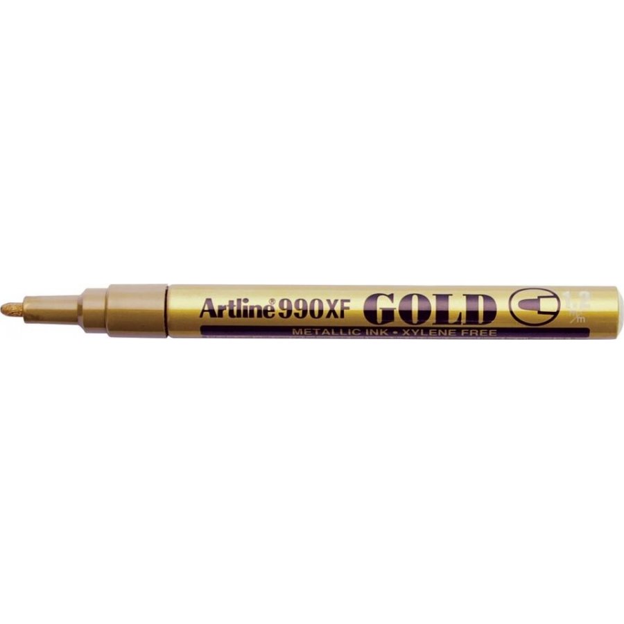 Artline 990XF Ανεξίτηλος 1.2mm Χρυσό (EK-990XF) Artline 990XF Ανεξίτηλος 1.2mm Χρυσό (EK-990XF)