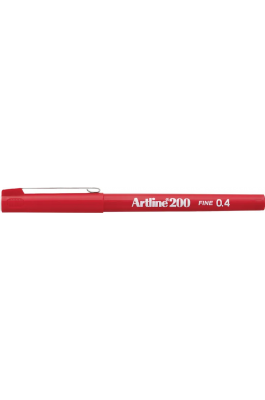 Artline 200 0.4mm Κόκκινο (EK200Ν) Artline 200 0.4mm Κόκκινο (EK200Ν)